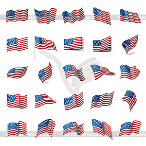 USA Flag - stock vector clipart