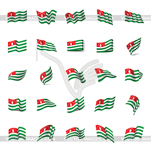 Abkhazia flag, - vector image