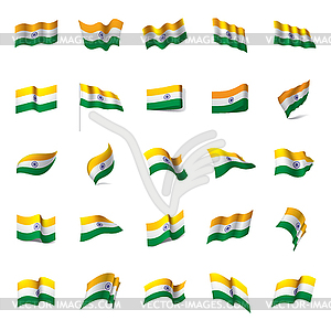 India flag, - vector clip art