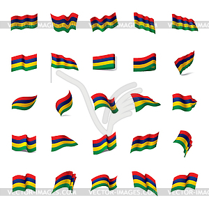 Mauritius flag, - vector image