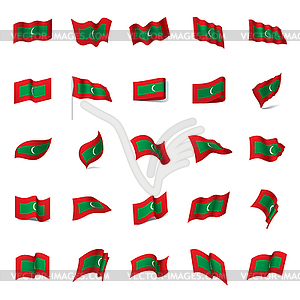 Maldives flag, - vector image