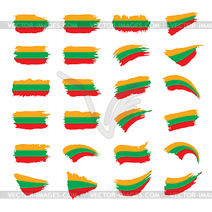 Флаг Литвы, - стоковый клипарт