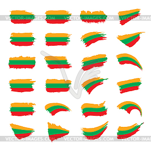 Lithuania flag, - vector clipart