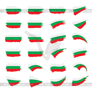 Bulgaria flag, - vector clip art