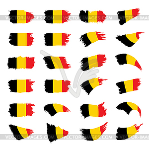 Flag of Belgium, - royalty-free vector clipart