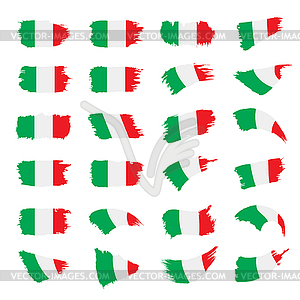 Italy flag, - vector image