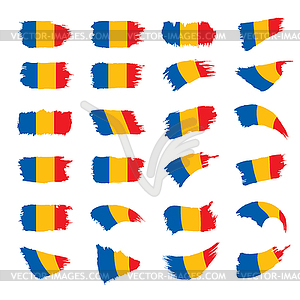 Chad flag, - vector image