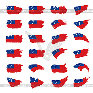 Samoa flag, - vector image