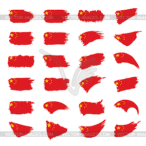 China flag, - vector image