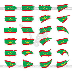 Mauritania flag, - vector EPS clipart