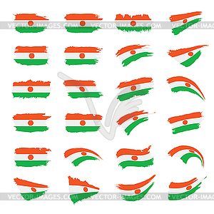 Niger flag, - vector clipart