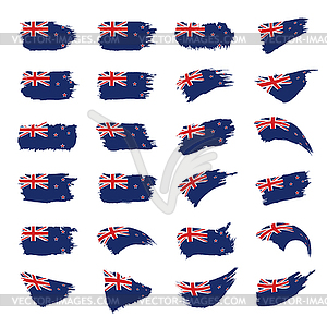 New Zealand flag, - vector clipart