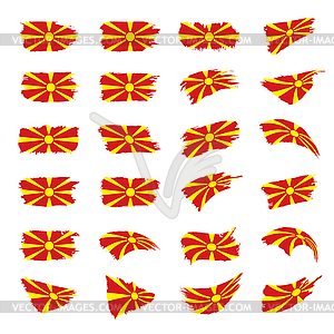 Macedonia flag, - vector image