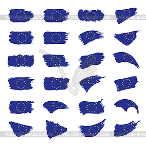 European union flag, - vector clipart