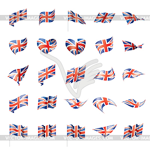 Flag of United Kingdom - vector clipart