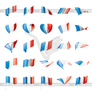 France flag, - vector clipart