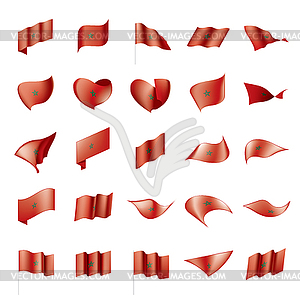 Morocco flag, - vector image