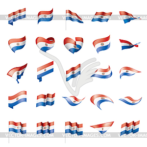 Paraguay flag, - vector image