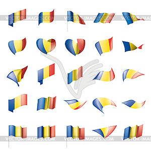 Romania flag, - vector image
