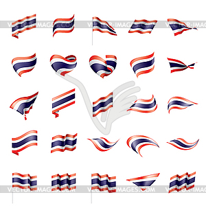 Thailand flag, - vector image