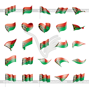 Vanuatu flag, - vector image