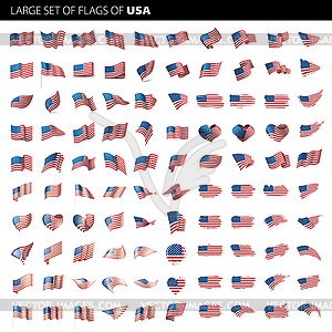 USA Flag - vector clipart