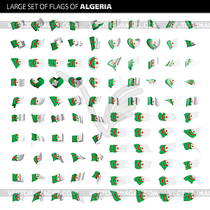 Algeria flag, - royalty-free vector image