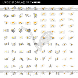 Cyprus flag, - vector clip art