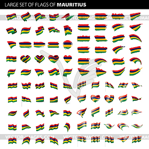 Mauritius flag, - vector clipart