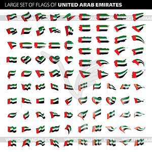 United Arab Emirates flag, - vector EPS clipart