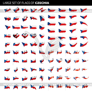 Czechia flag, - vector image