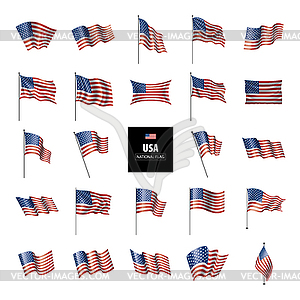 USA Flag - vector image