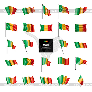 Mali flag - vector image