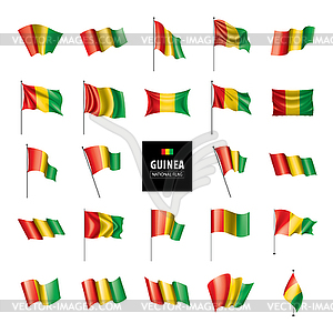 Guinea flag, - vector clipart