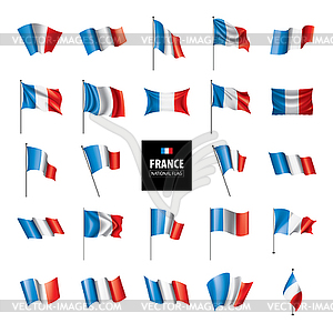 France flag, - vector clipart