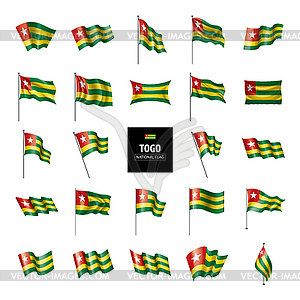 togo flag, - рисунок в векторе