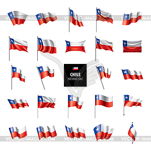 Флаг Чили, - изображение в векторном формате