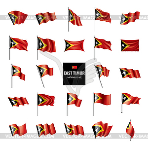 Восточный флаг, - векторный клипарт Royalty-Free