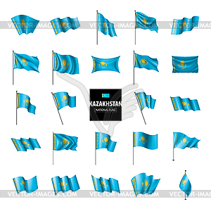 Kazakhstan flag, - vector image