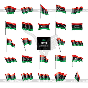 Libya flag, - vector image