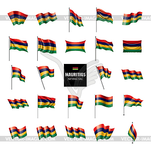 Mauritius flag, - vector image