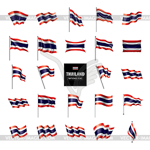Thailand flag, - vector image