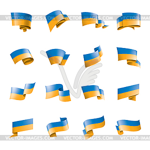Флаг Украины, - изображение в векторе / векторный клипарт