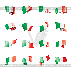 Italy flag,  - vector image