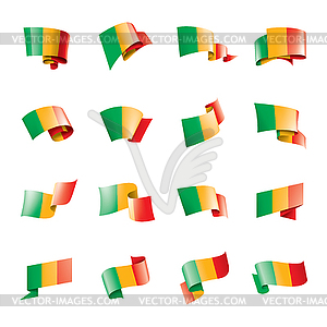 Mali flag,  - vector image