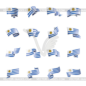 Уругвайский флаг, - векторный дизайн