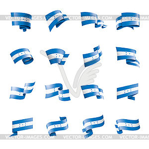 Флаг Гондураса, - стоковое векторное изображение
