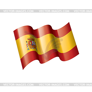 Spain flag, - vector image