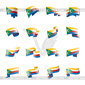 Comoros flag, - vector image