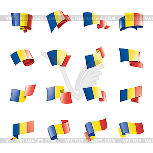 Romania flag, - vector image